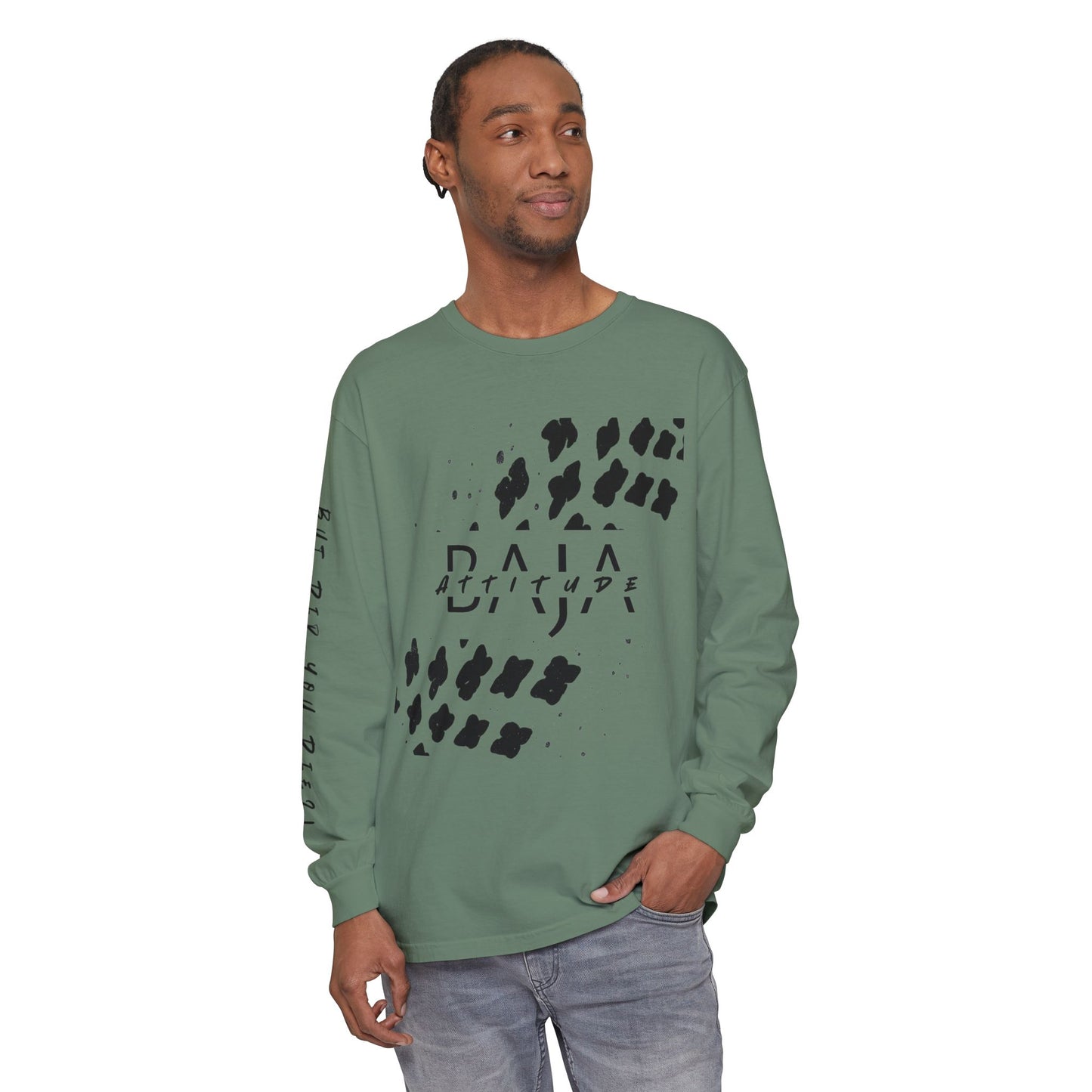 Off-Roading! Garment-dyed Long Sleeve T-Shirt