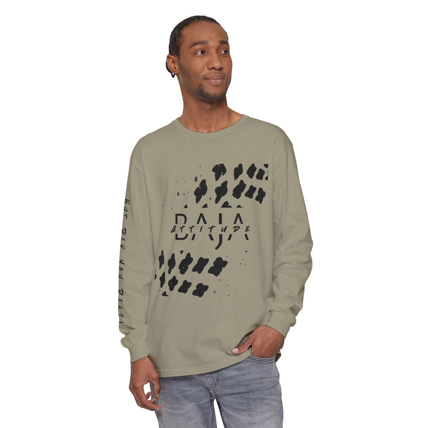 Off-Roading! Garment-dyed Long Sleeve T-Shirt