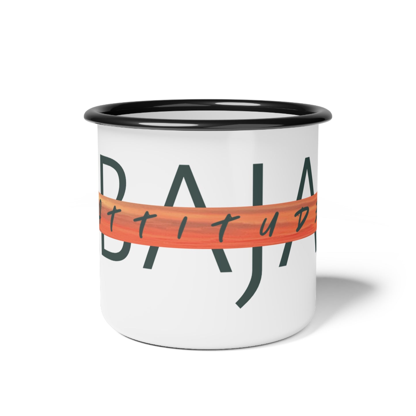 Baja Enamel Camp Mug- Born for the Journey