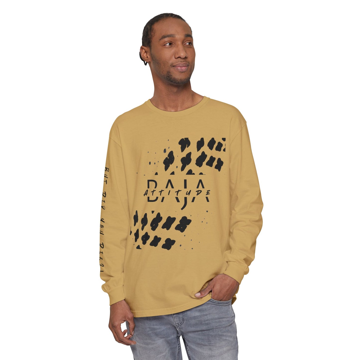 Off-Roading! Garment-dyed Long Sleeve T-Shirt
