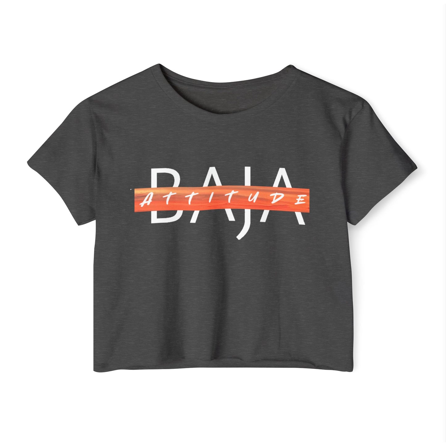 Women's Crop Top- Sun, Music, Baja Nights