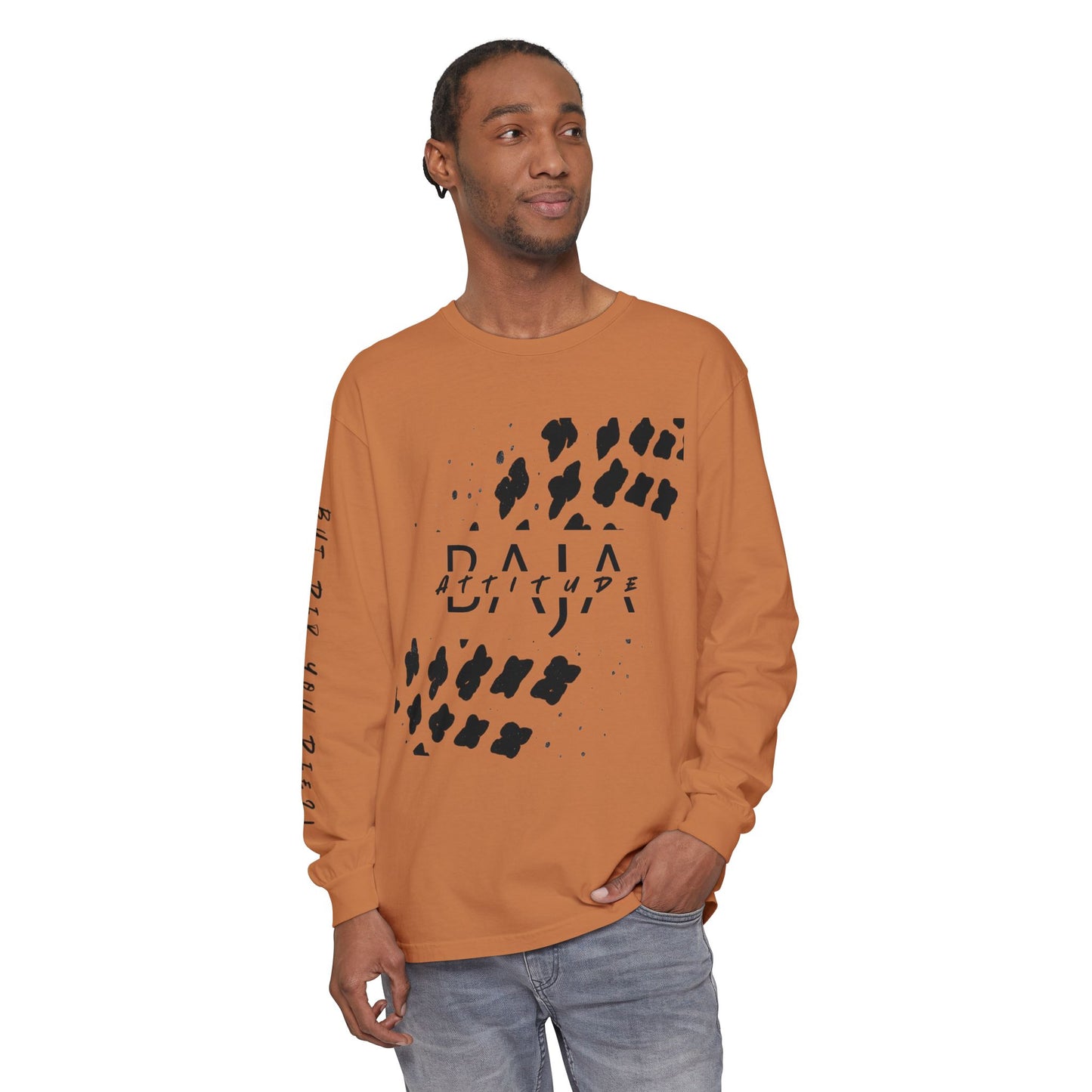 Off-Roading! Garment-dyed Long Sleeve T-Shirt