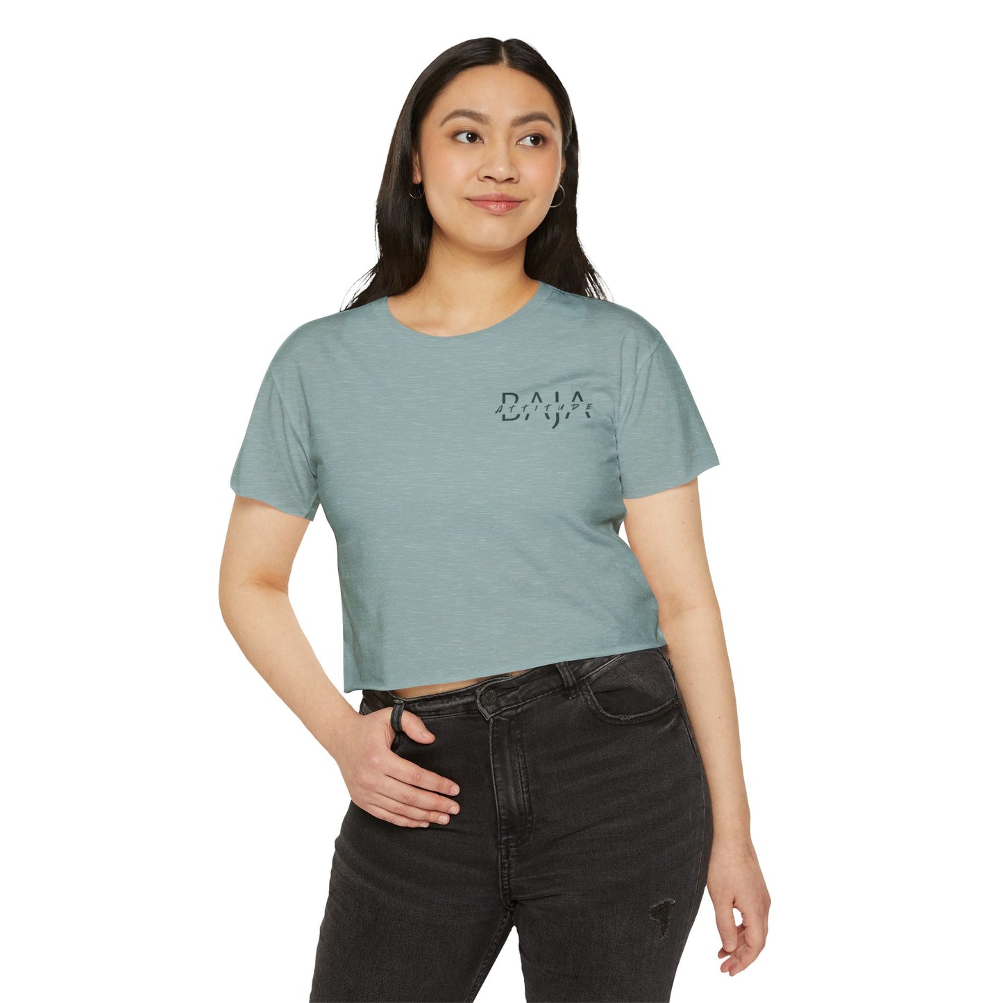 Women's Crop Top- Sun, Music, Baja Nights