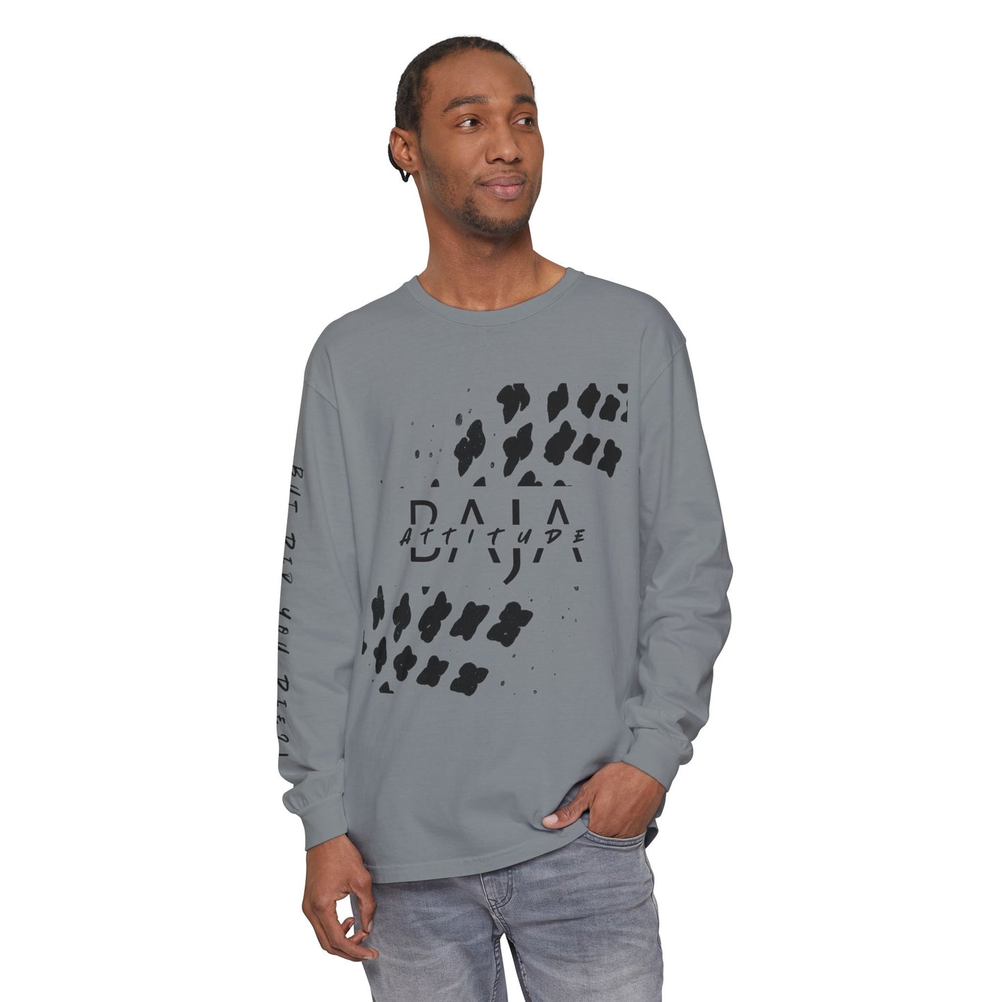 Off-Roading! Garment-dyed Long Sleeve T-Shirt