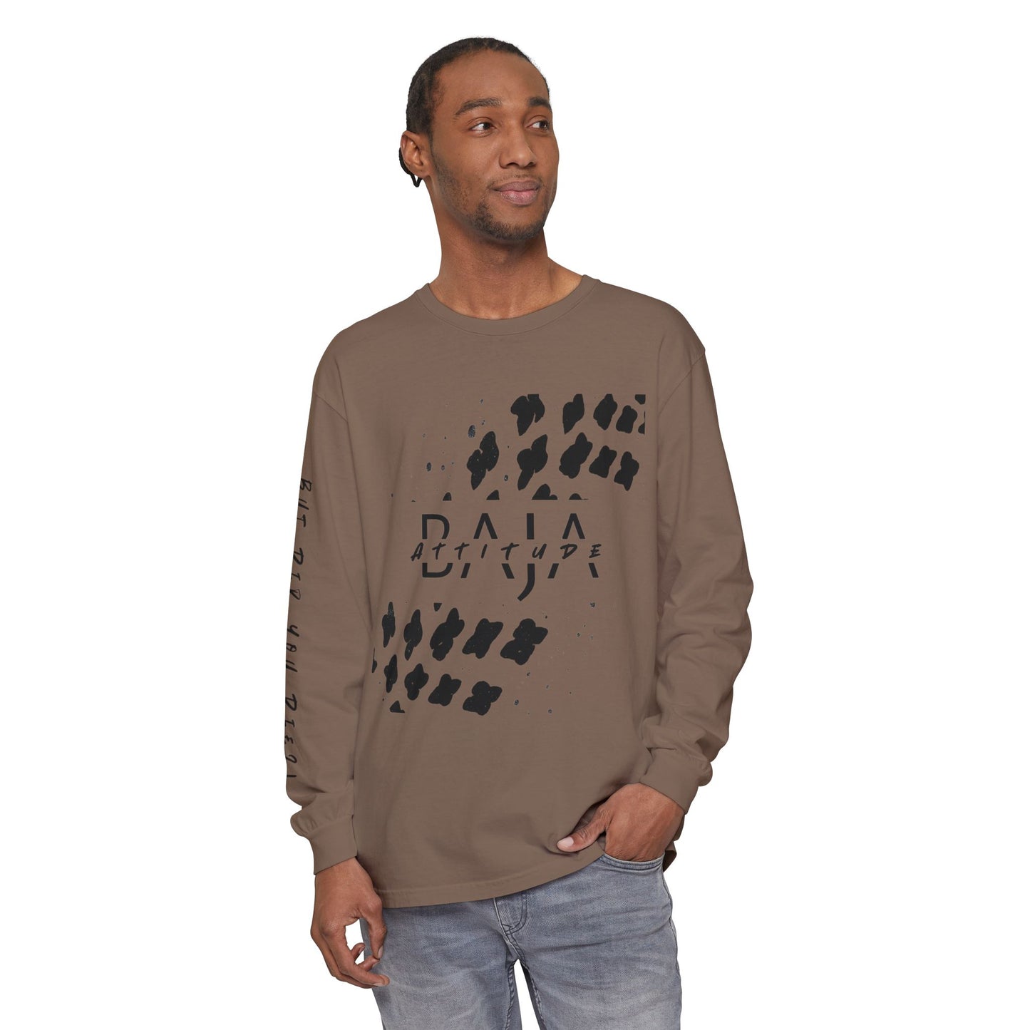 Off-Roading! Garment-dyed Long Sleeve T-Shirt