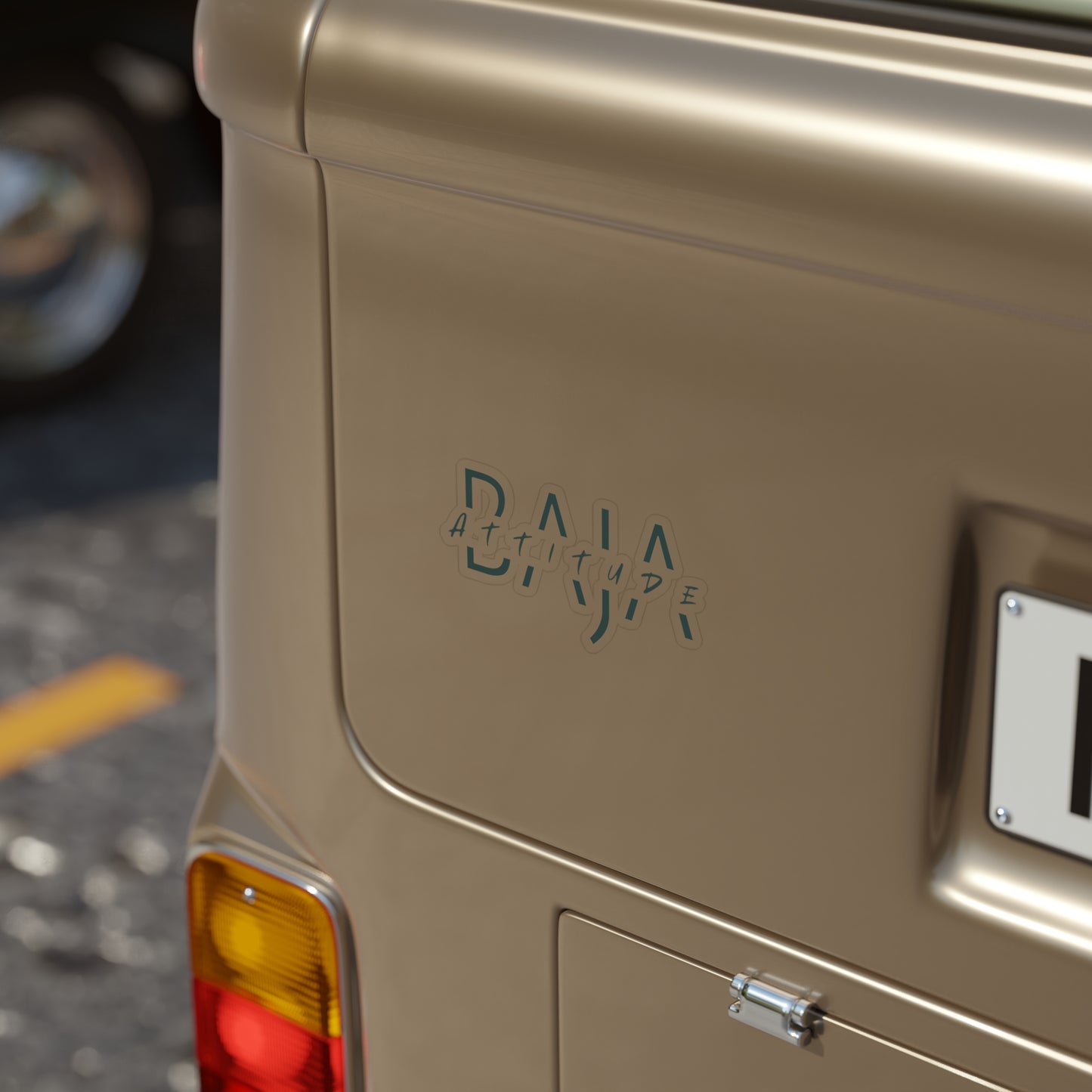 Baja Attitude Die-Cut Sticker- Stick it Anywhere