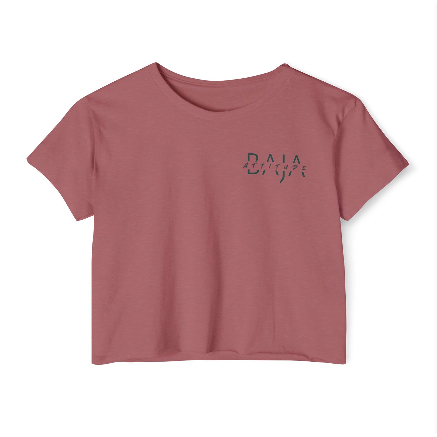 Women's Crop Top- Sun, Music, Baja Nights