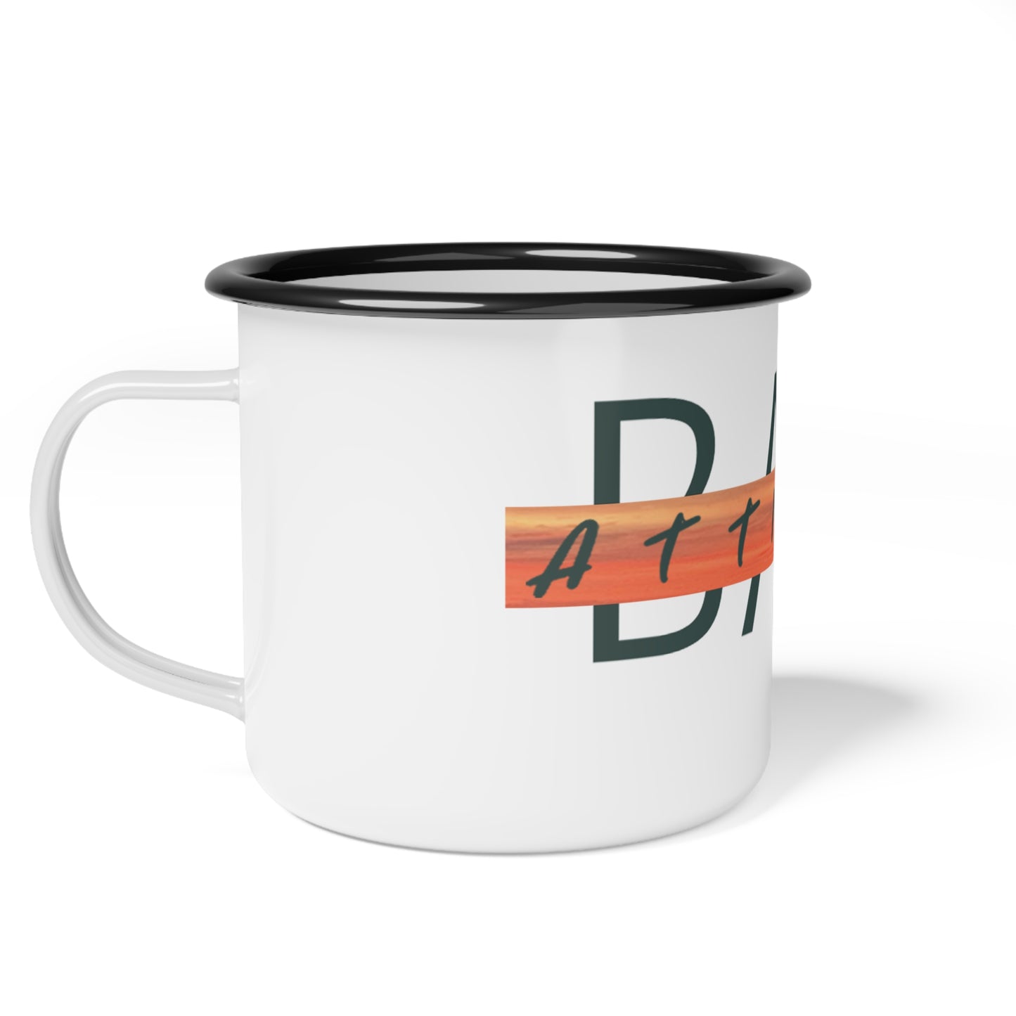 Baja Enamel Camp Mug- Born for the Journey