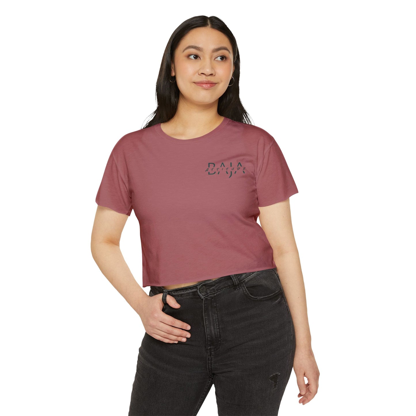 Women's Crop Top- Sun, Music, Baja Nights